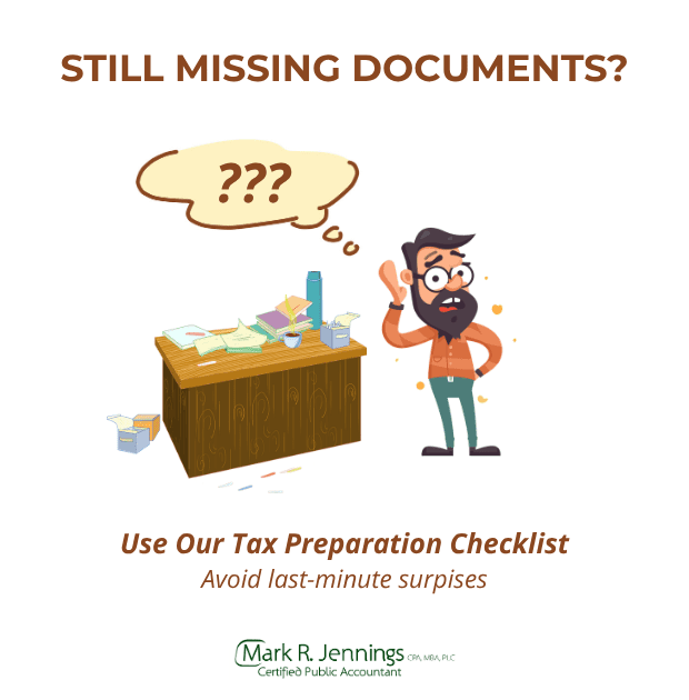 Individual Tax Prep: Documents Checklist